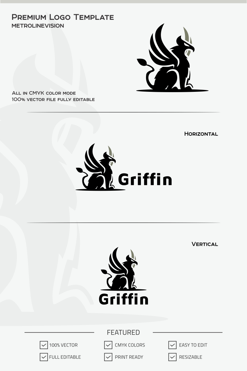 Griffin Logo Template