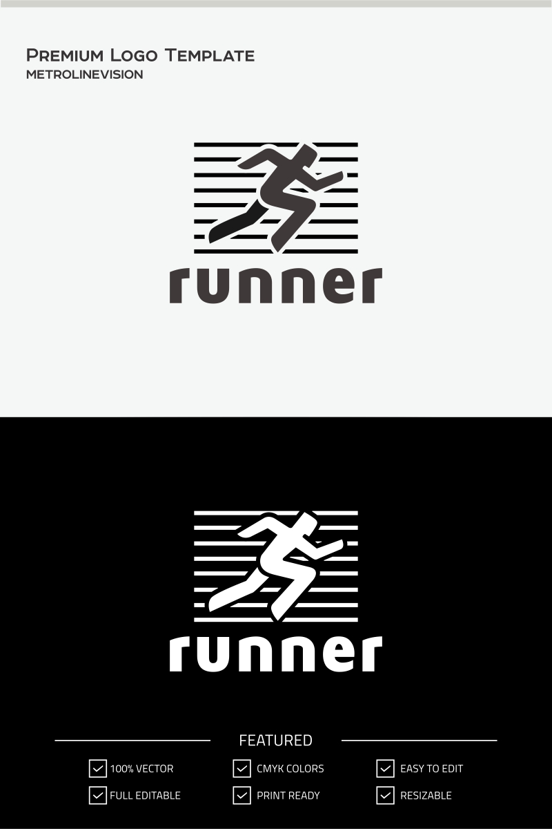 Runner Logo Template