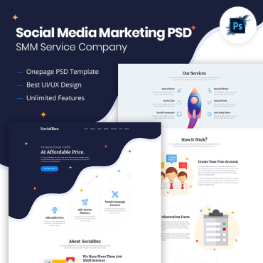 Social Marketing PSD Templates 70207