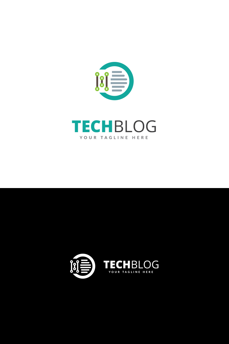 Tech Blog Logo Template