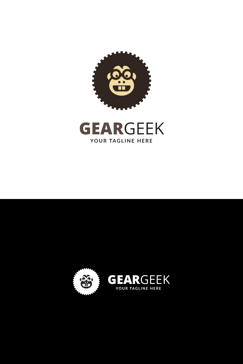 Gear Geek Logo Template