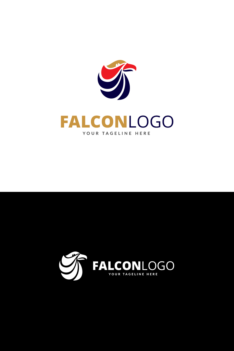 Falcon Brand Logo Template