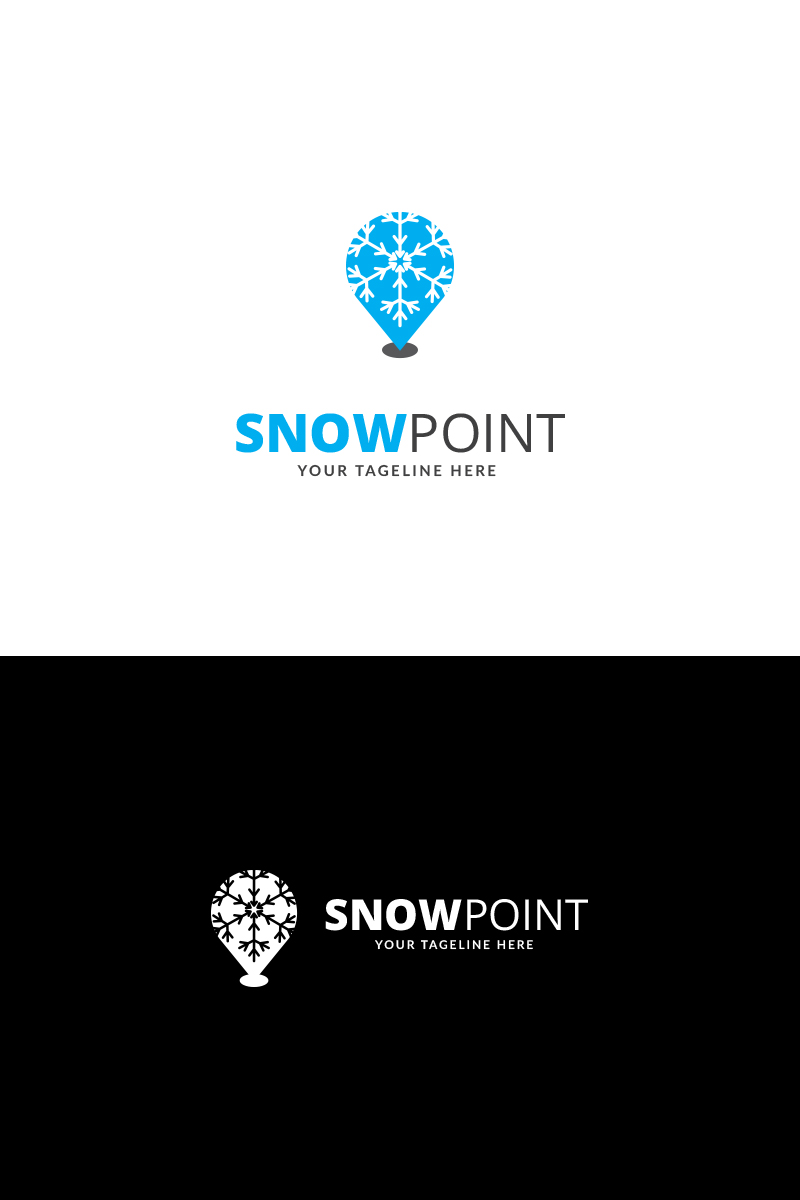 Snow Point Logo Template