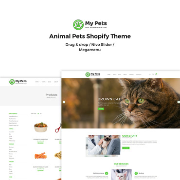 Animal-care Pet-sitter Shopify Themes 70283