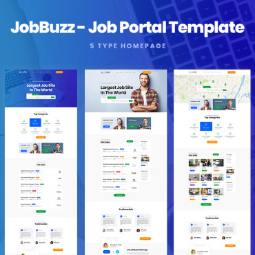 Portal Jobbuzz PSD Templates 70289