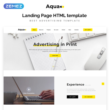 Products Marketing Landing Page Templates 70294