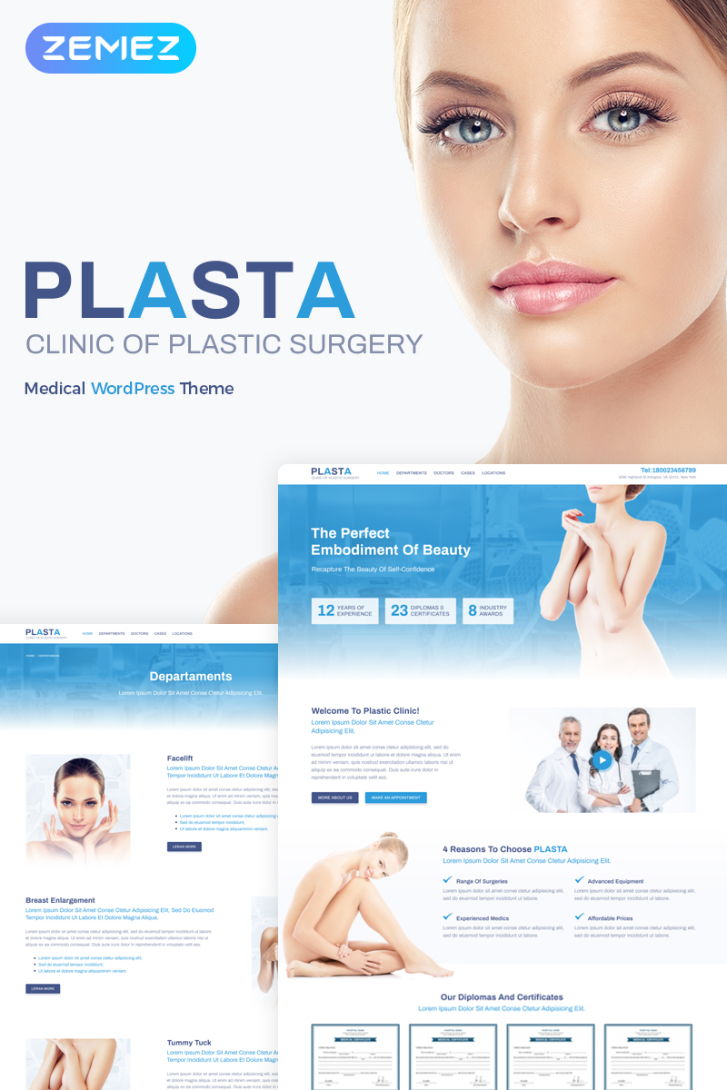 Plasta - Medical WordPress Elementor Theme