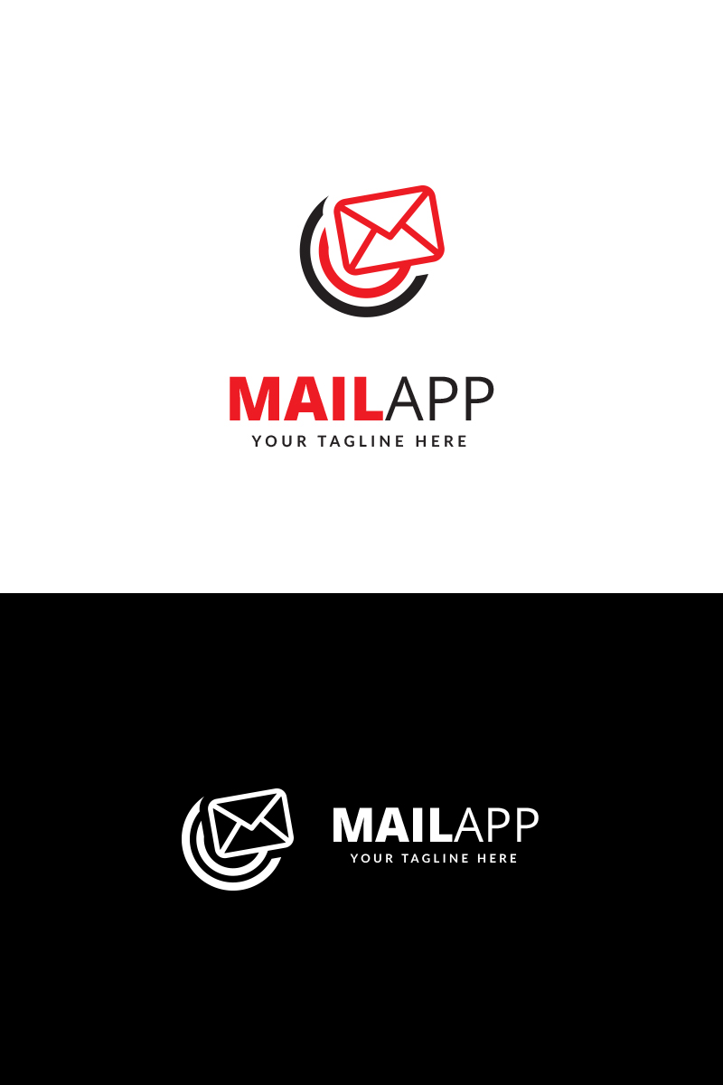 Mail App Logo Template