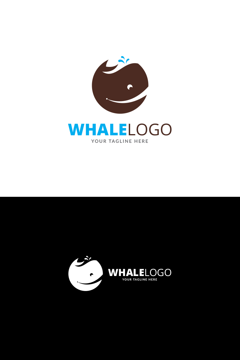 Whale Logo Template