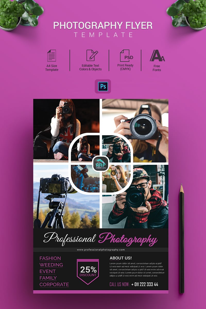 Photolab - Photography Flyer - Corporate Identity Template
