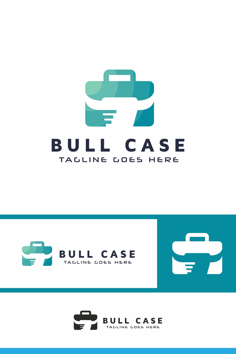 Bull Case Work Logo Template