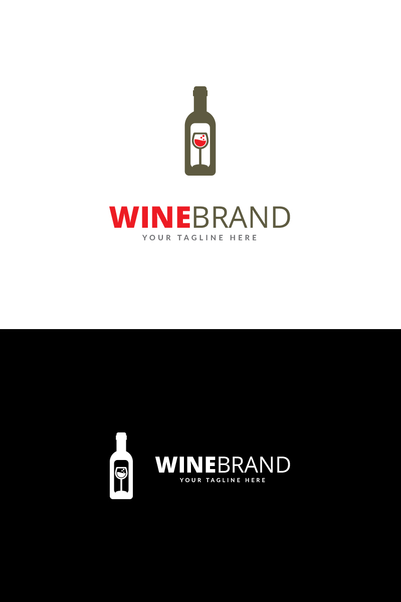 Wine Brand Logo Template