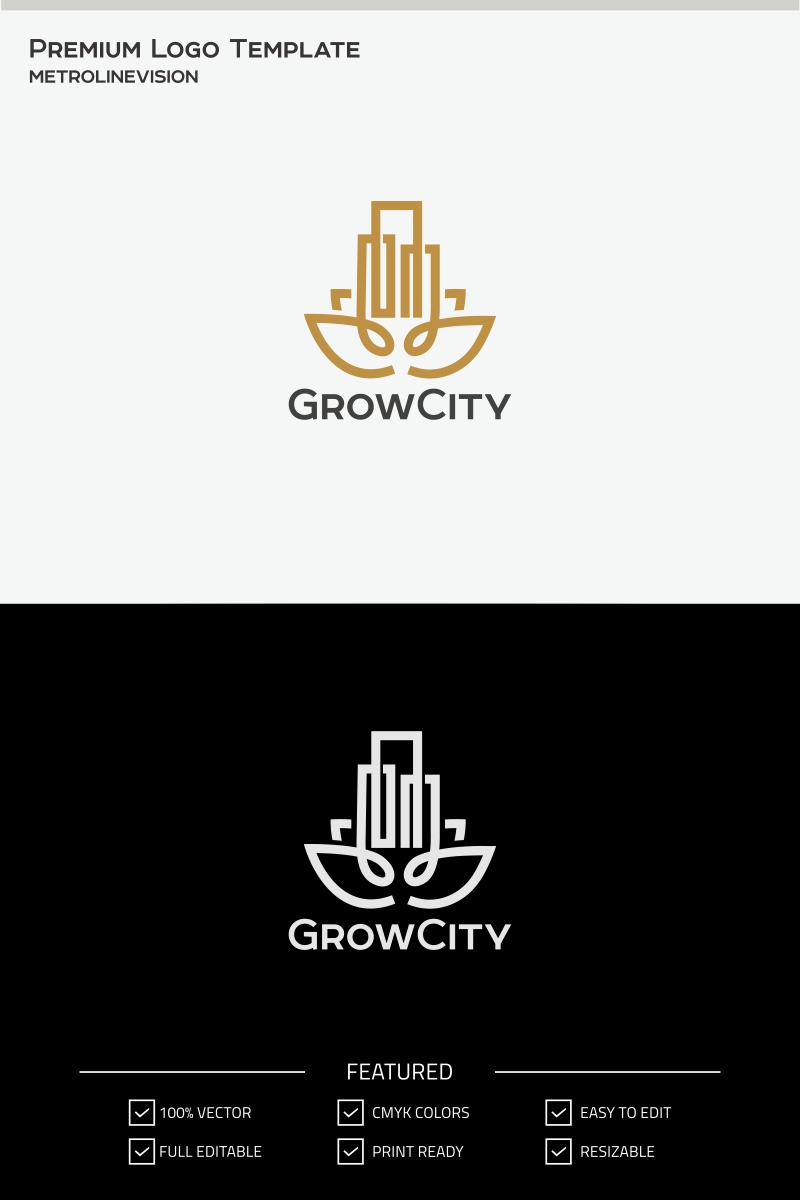Grow City Logo Template