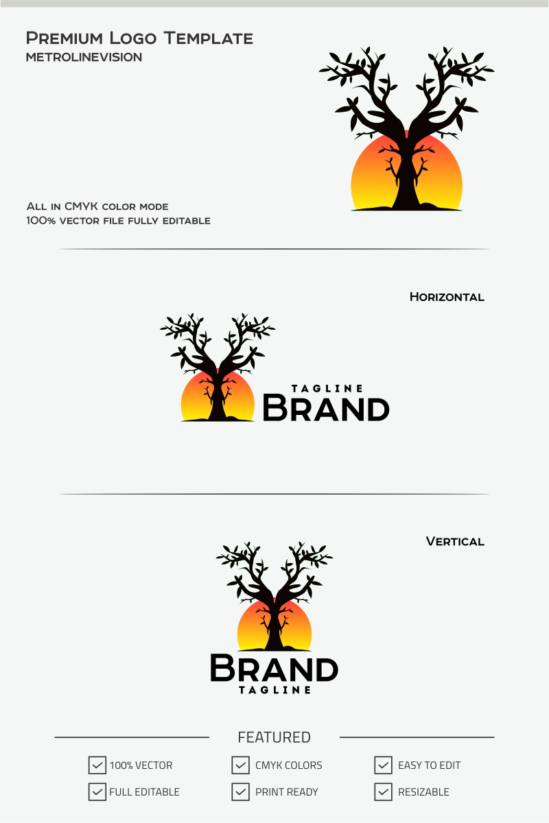 Care Tree Logo Template