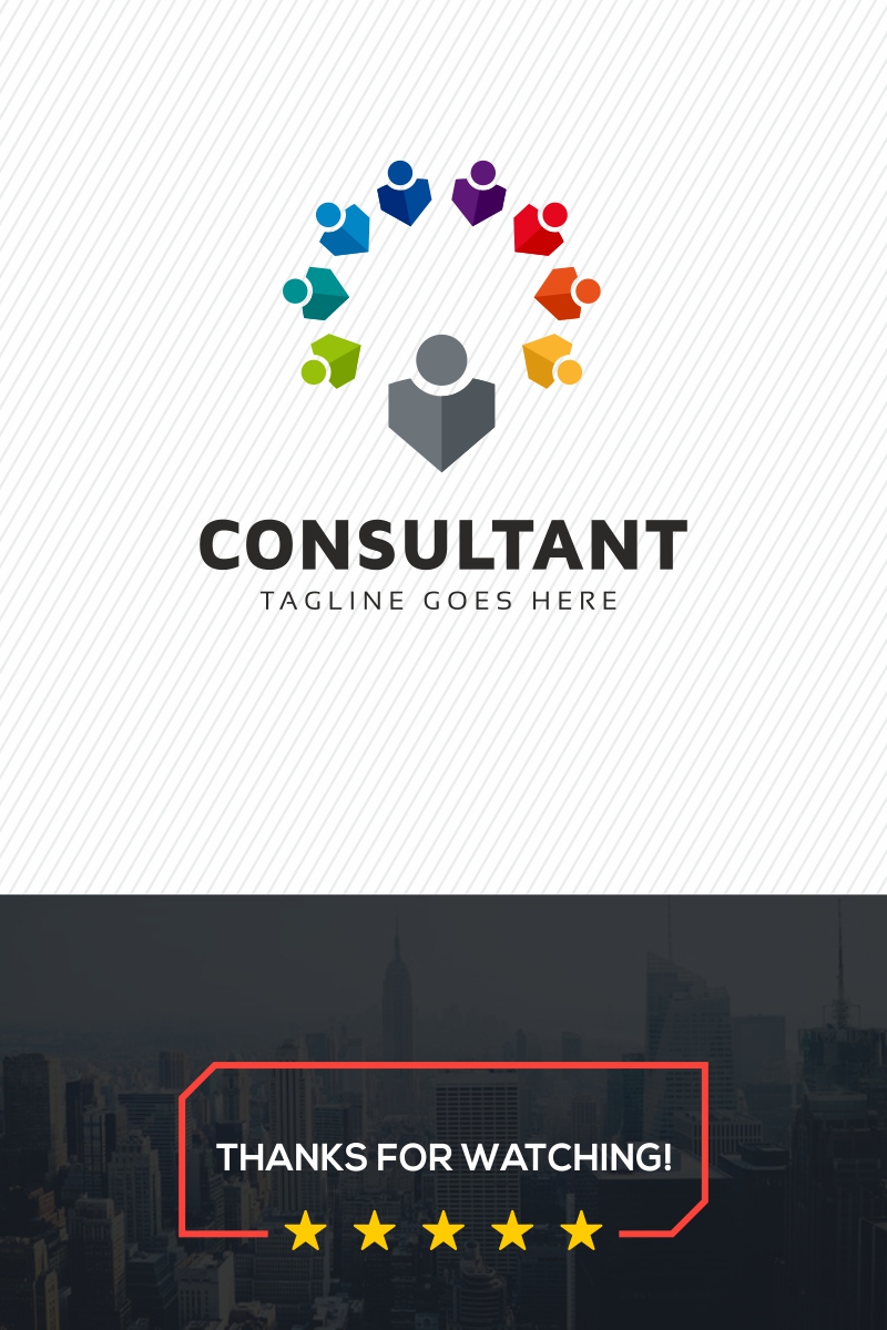 Consultant Human Logo Template