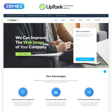   Responsive Website Templates 70586