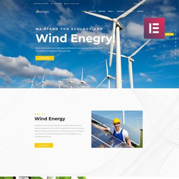 Energy Renewable WordPress Themes 70589