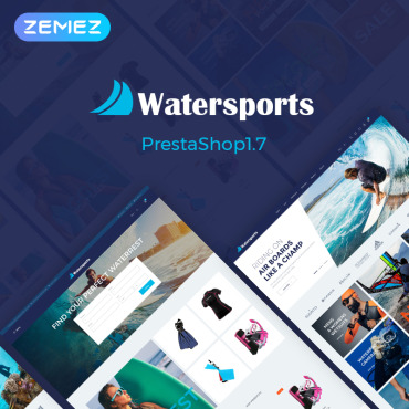Theme Prestashop Watersports Sport 70624