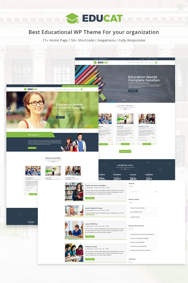 Educat - Education WordPress Theme