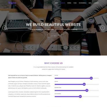 Business Corporate Landing Page Templates 70638