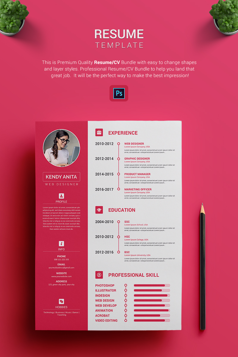 Andy – CV & Resume Template