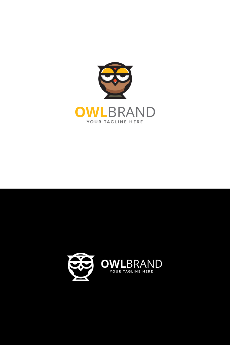 Owl Brand Design Logo Template