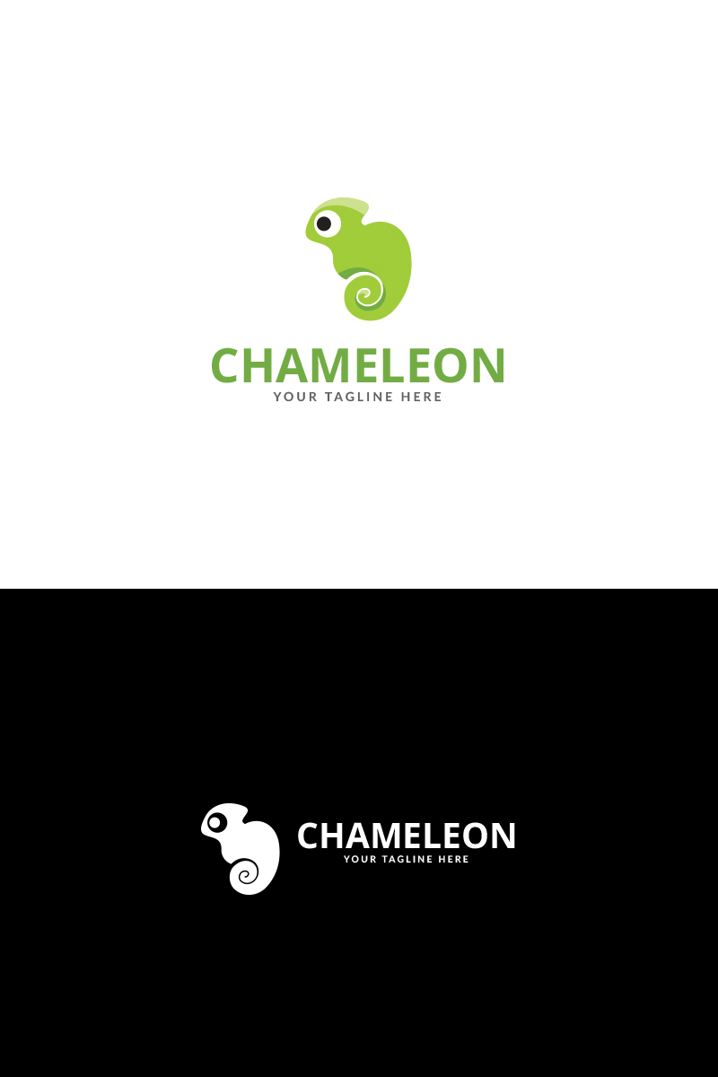 Chameleon Design Logo Template