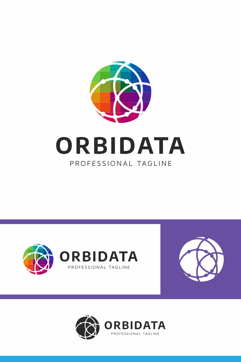 Global Data Logo Logo Template