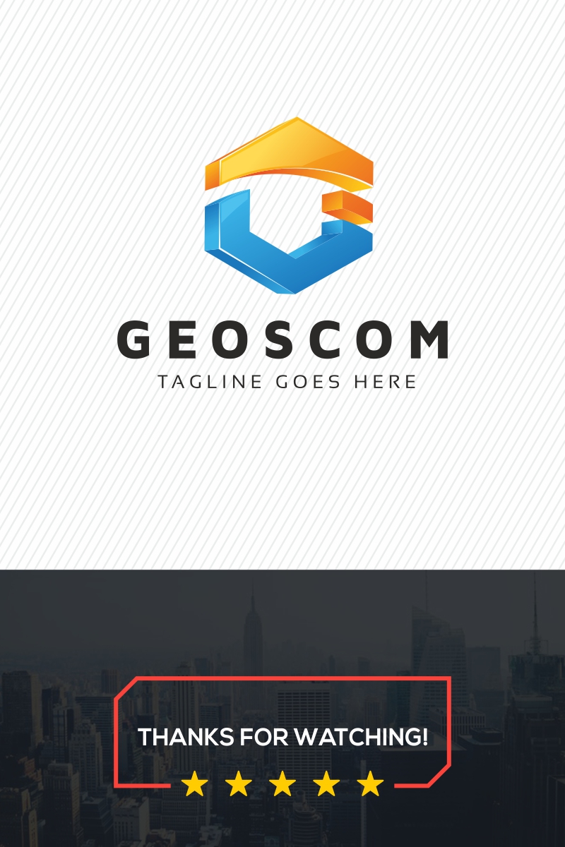 Geoscom G Letter Logo Template