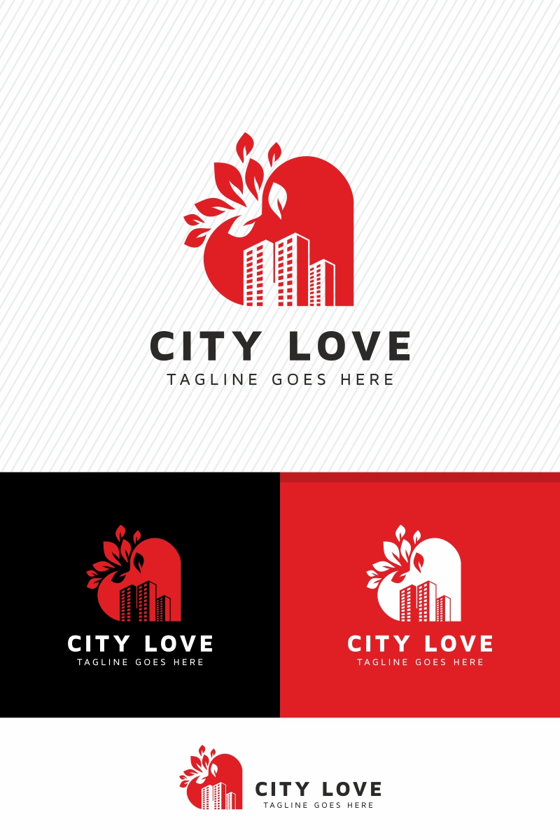 City Love Logo Template