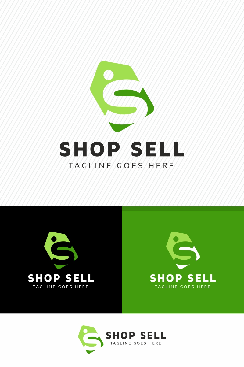 Shop Sell S Letter Logo Template