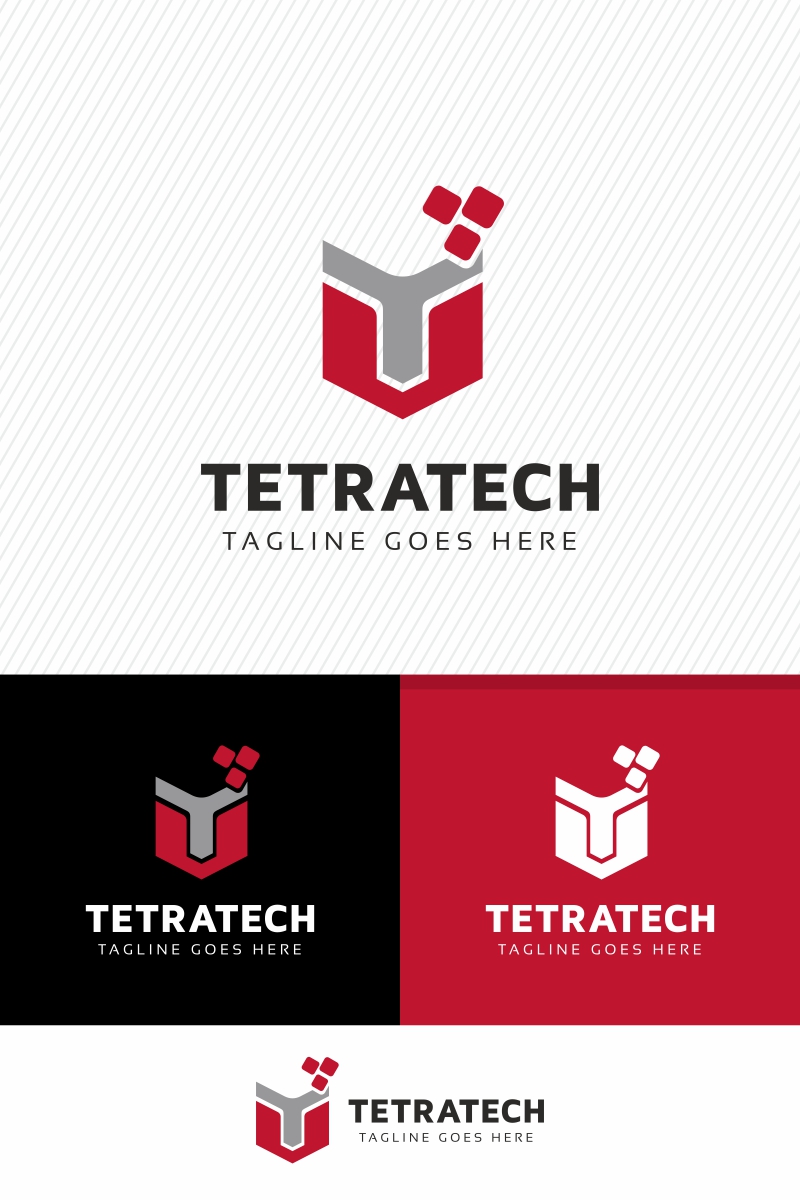 Tetratech T Letter Logo Template