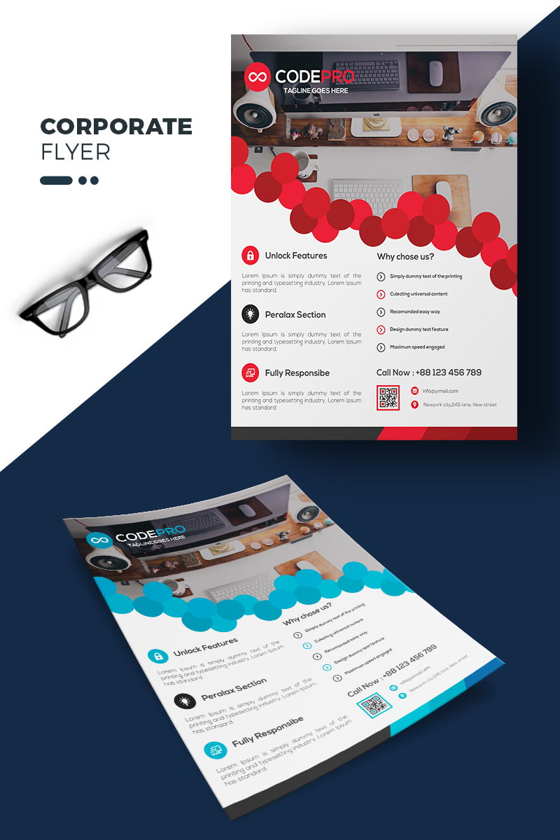 Creative Agency Flyer - Corporate Identity Template