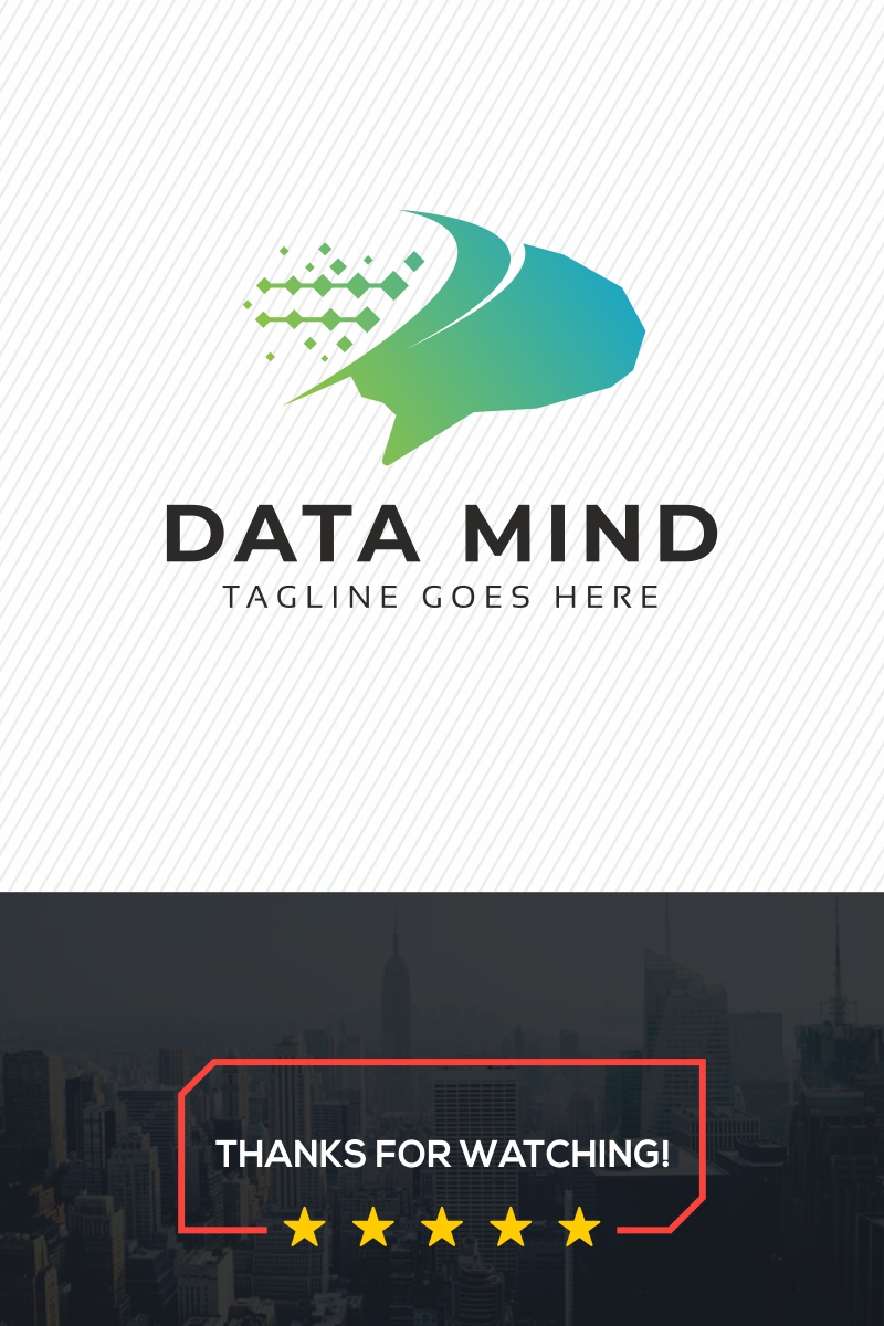 Data Mind Logo Template