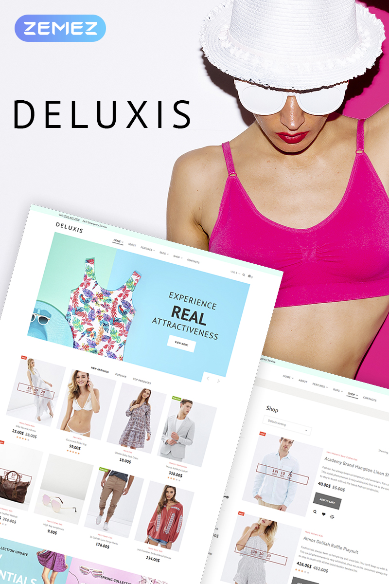 Deluxis - Fashion Store Elementor WooCommerce Theme