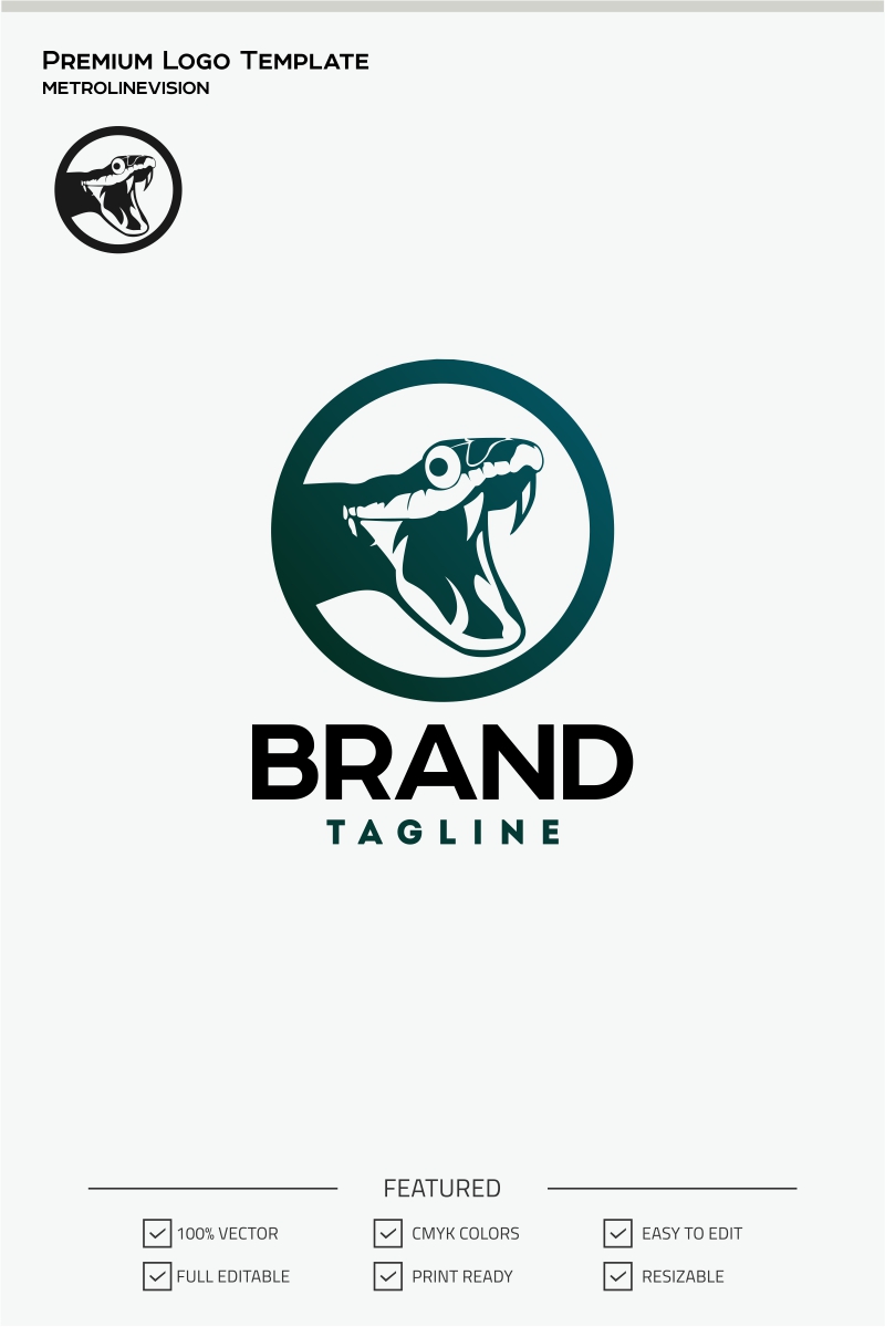 Snake Logo Template