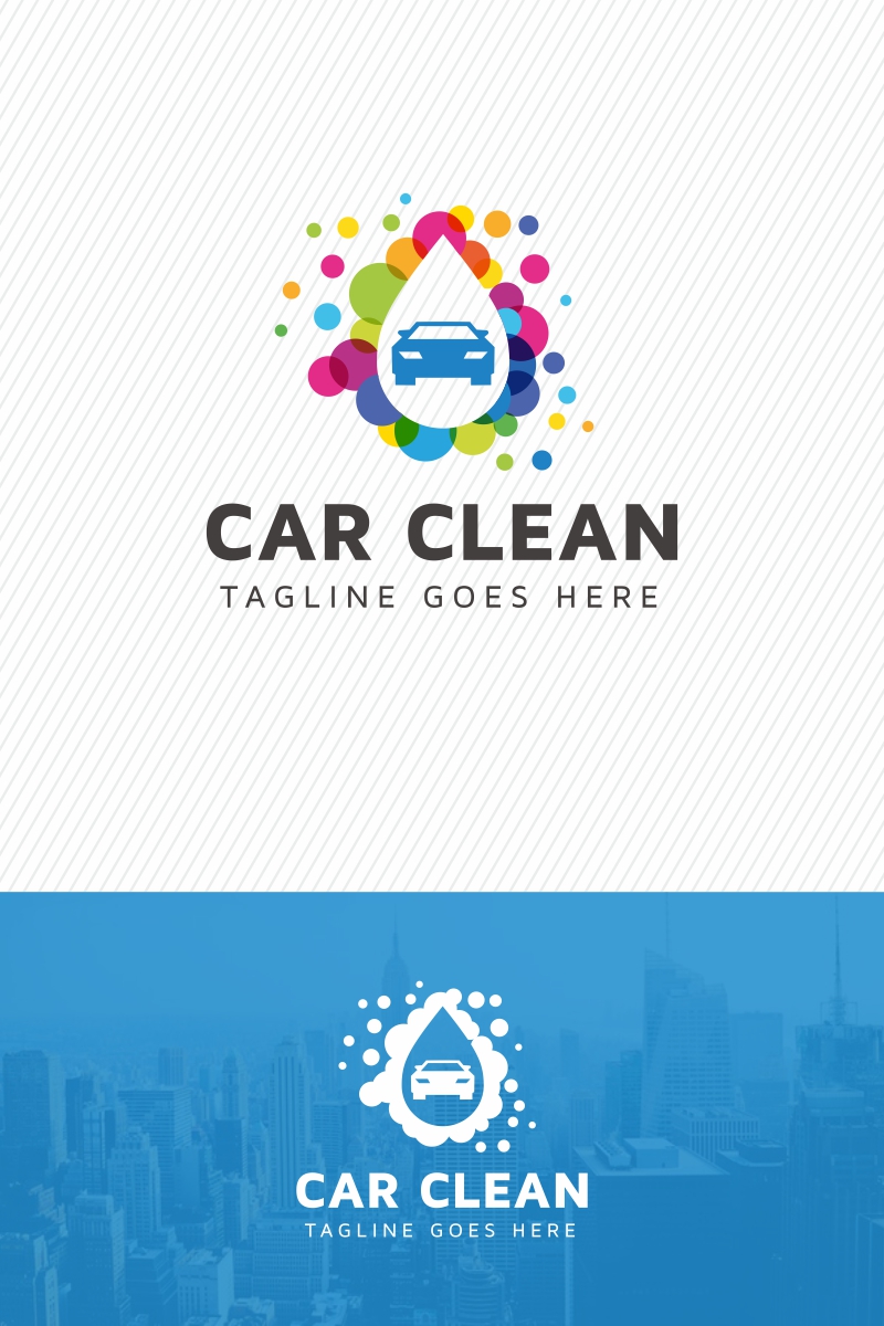 Car Clean Logo Template