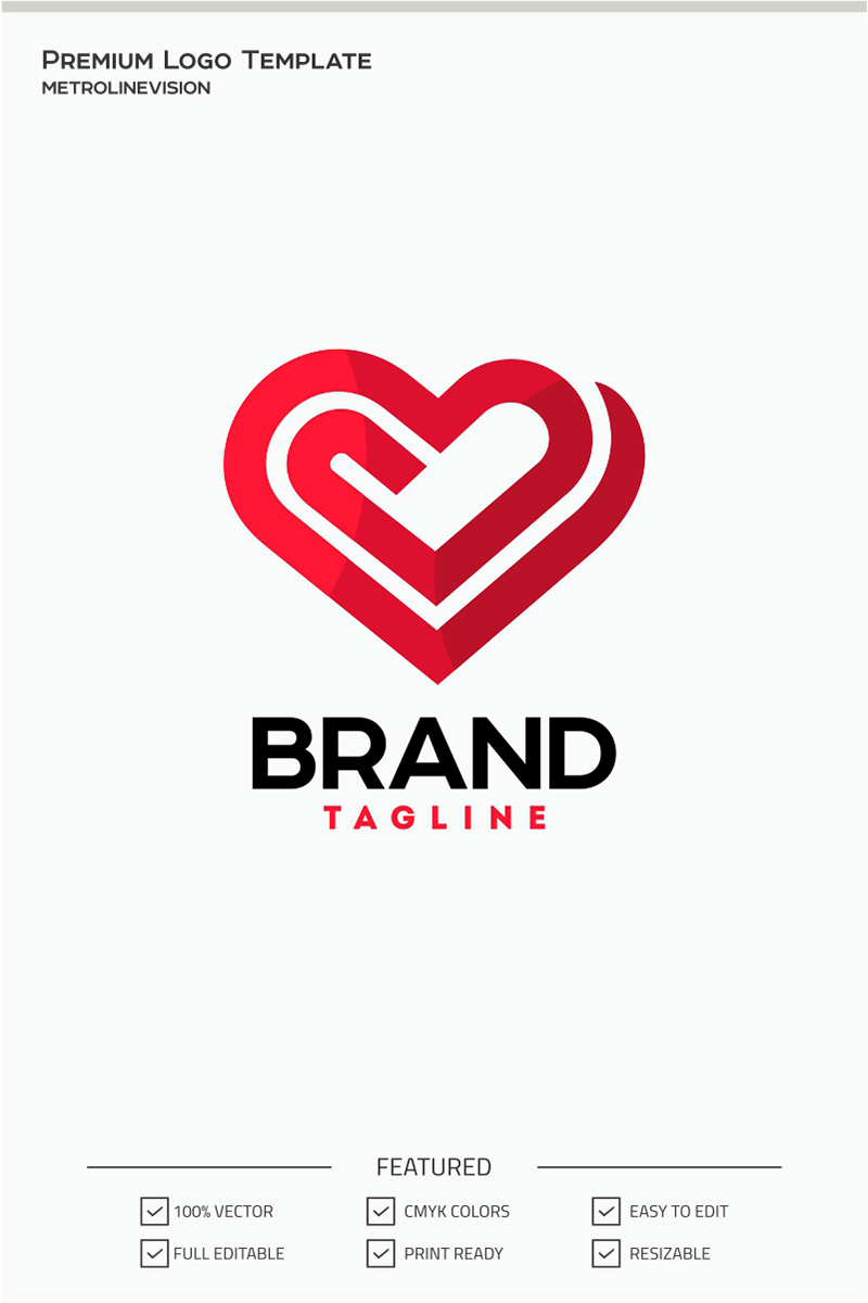 Heart Logo Template
