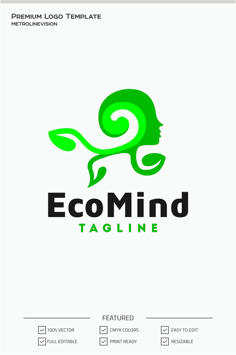 Eco Mind Logo Template