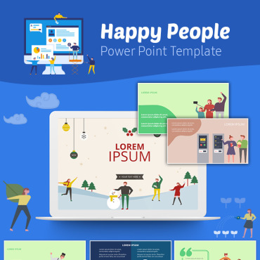 Fat People PowerPoint Templates 70961