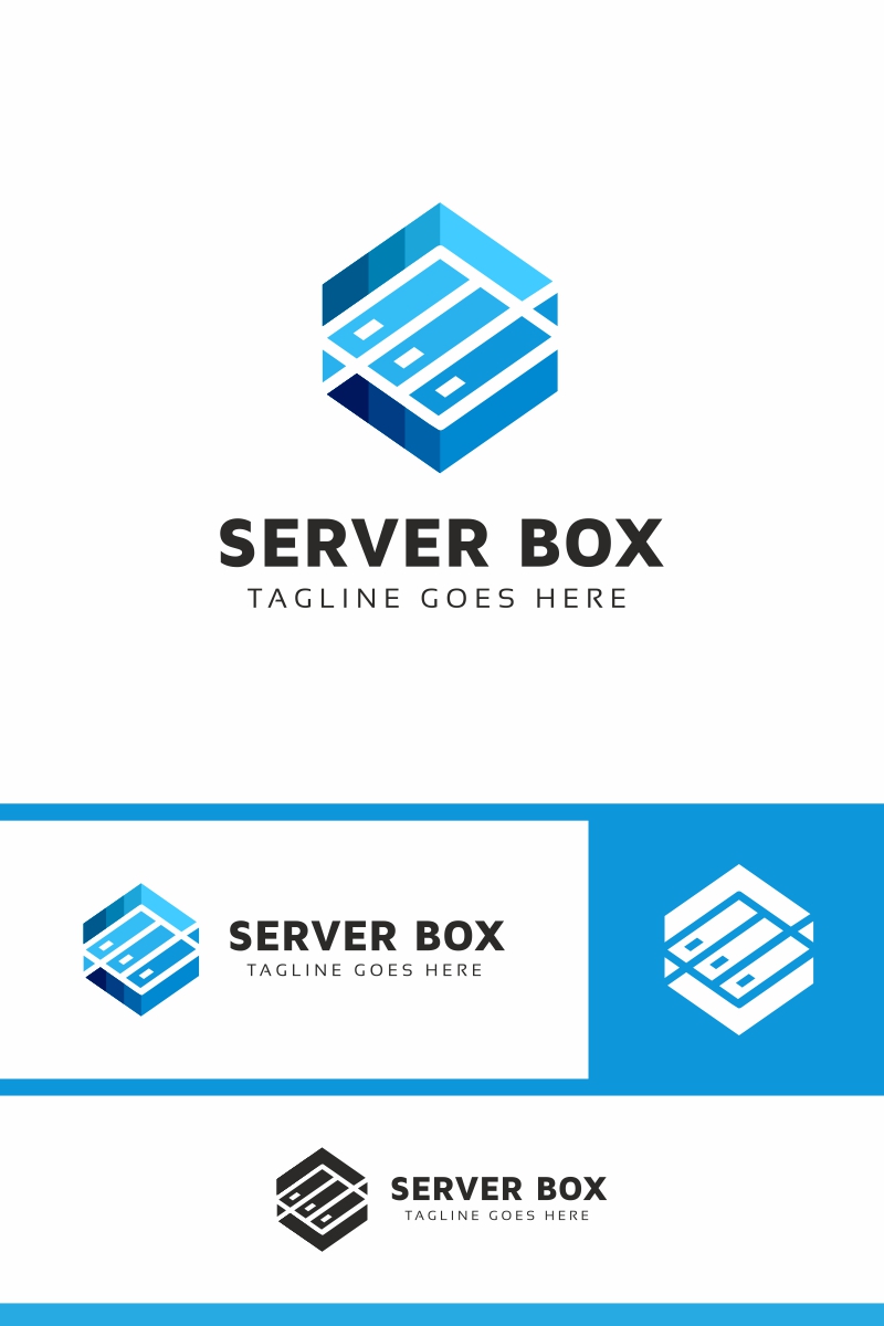 Server Box Logo Template