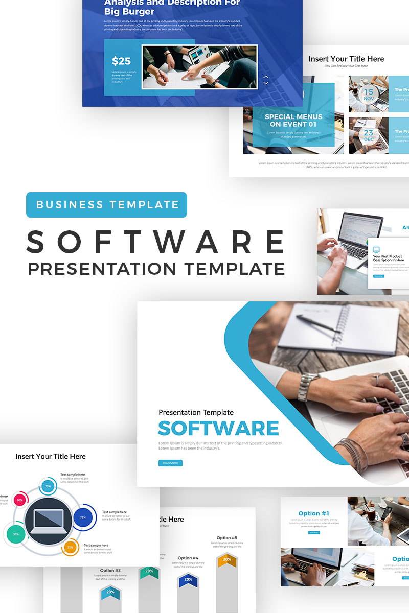 Software Analysis PowerPoint template