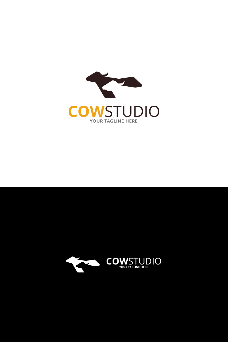 Cow Studio Logo Template