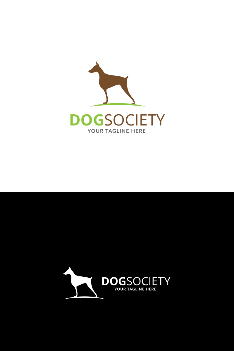 Dog Society Logo Template