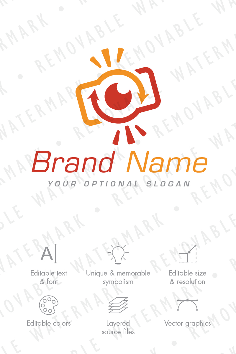 Photo Share Logo Template