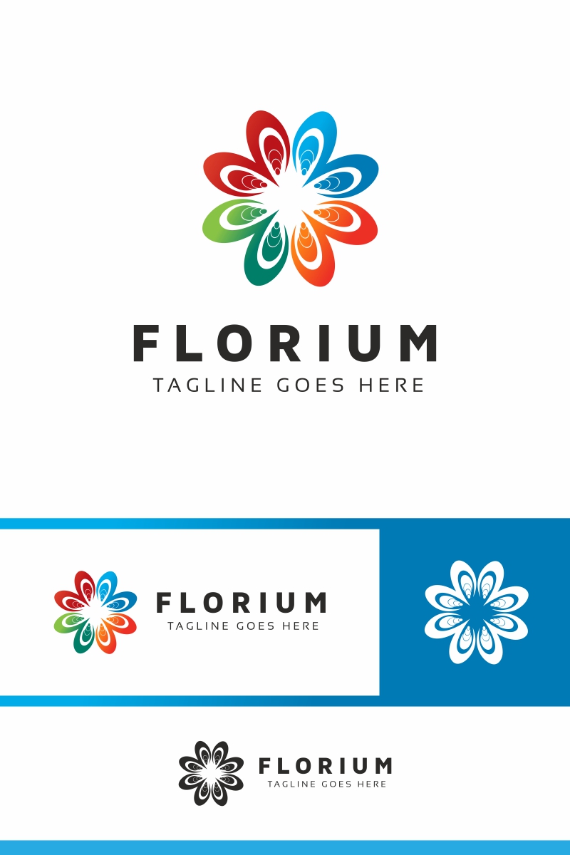 Florium Logo Template
