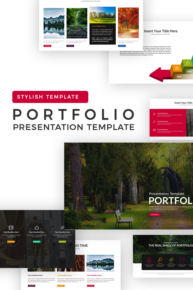 Portfolio Presentation PowerPoint template