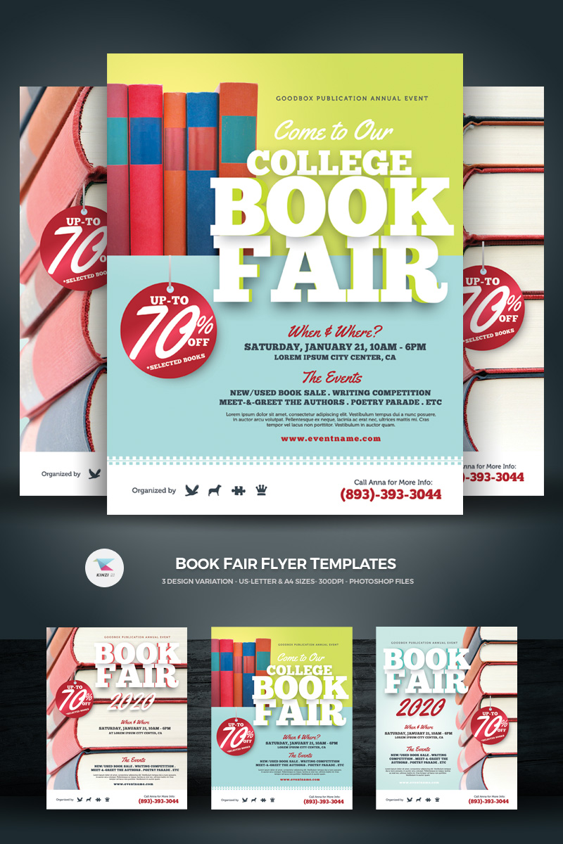 Book Fair Flyers - Corporate Identity Template