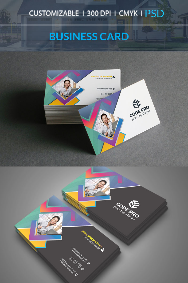 Barber Business Card - Corporate Identity Template