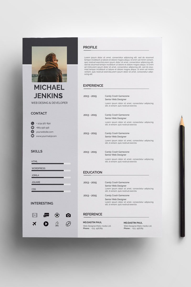 Micheral word Resume Template